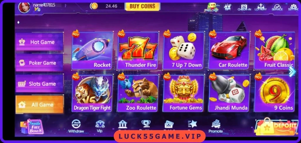 Luck 91 Game